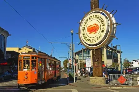 Línea F en Fisherman's Wharf